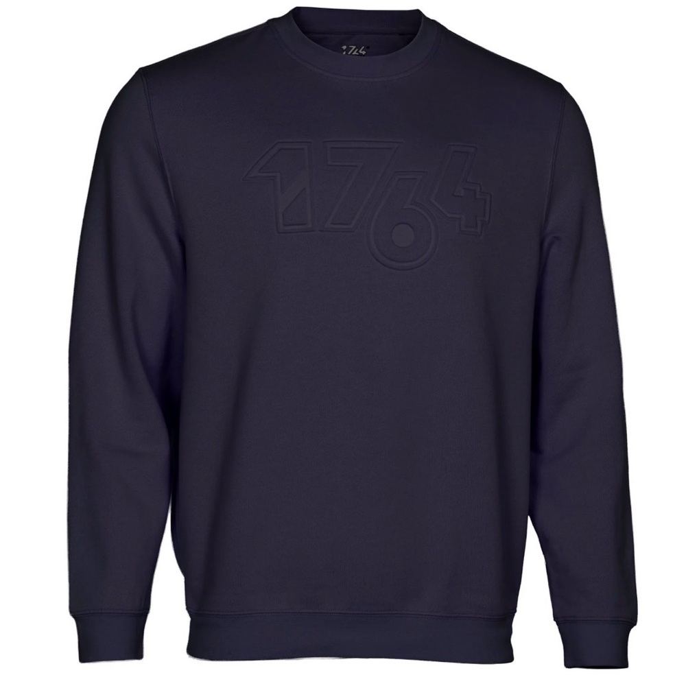 1764 Men's Navy Crewneck  Golf Sweater